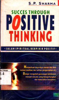 Image of Succes Through Positive thinking Jalan Spiritual Berpikir Positif