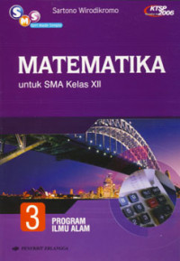 Image of Matematika untuk SMA Kelas XII Program Ilmu Alam KTSP 2006